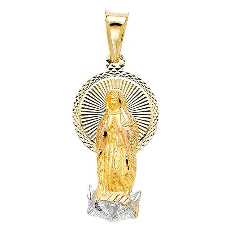 14K 2T RELIGIOUS STAMP PENDANT (PT317)