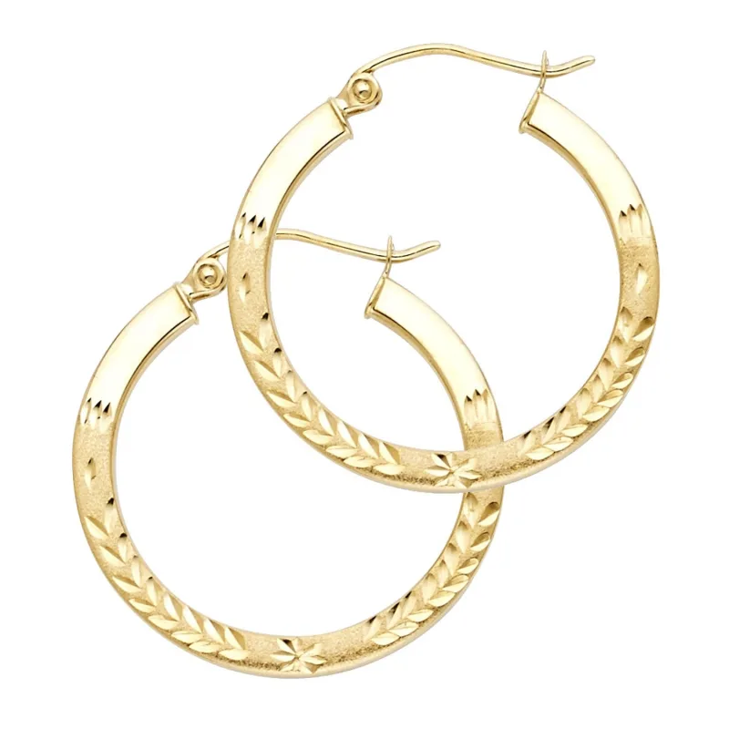 14KY BUD DC SQ TUBE HOOP EAR (25MM)