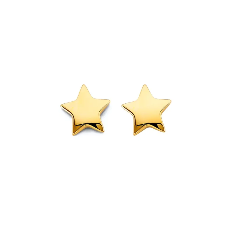 14KY Star Push Back Eariing