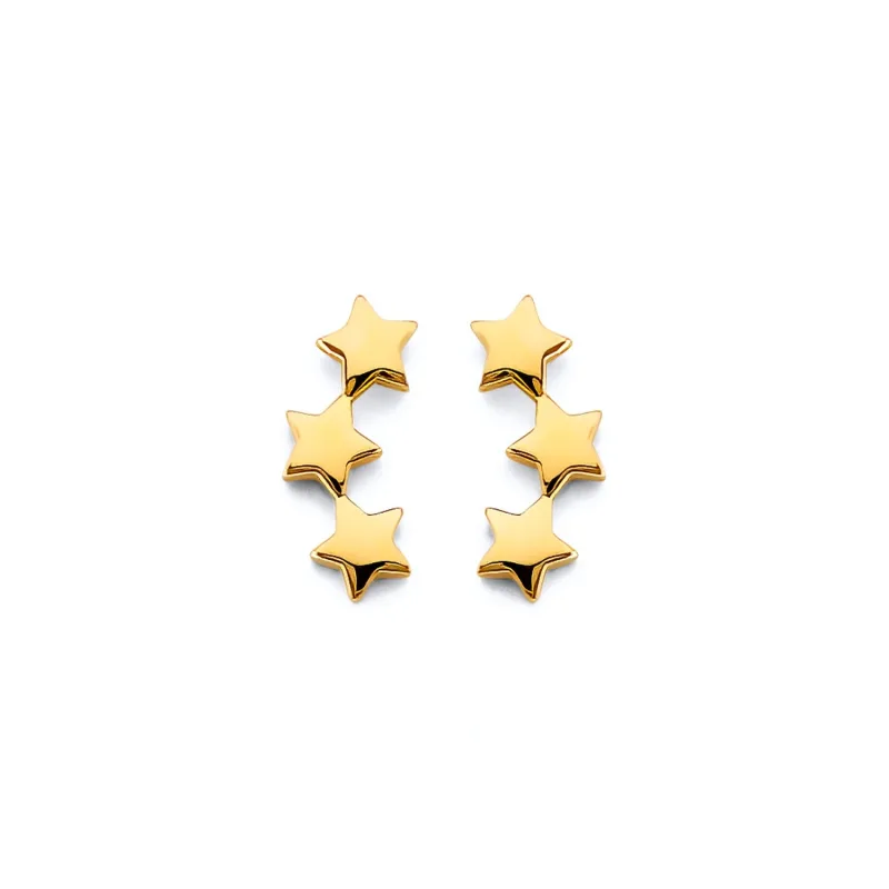 14KY 3 Star Push Back Eariing