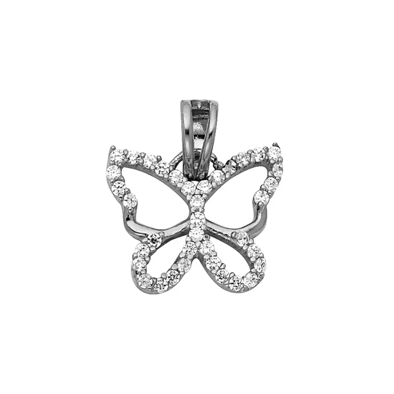 14KW BUTTERFLY PENDANT (PT770)