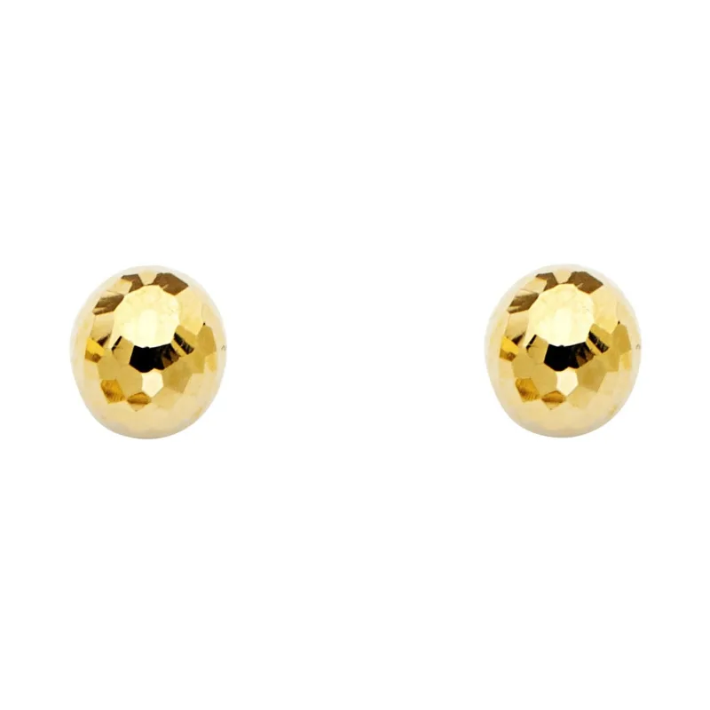 14KY 8MM D-BALL EAR W/PB