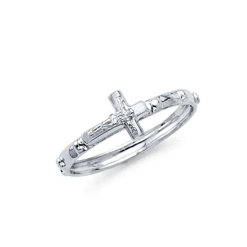 14KW ROSARY ETERNITY RING