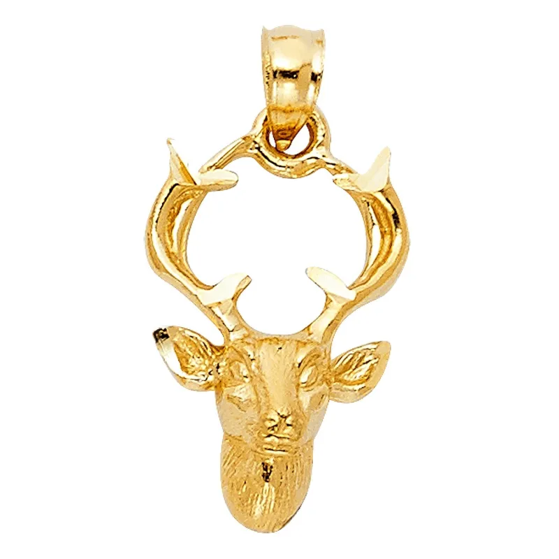 14KY BUCK PENDANT