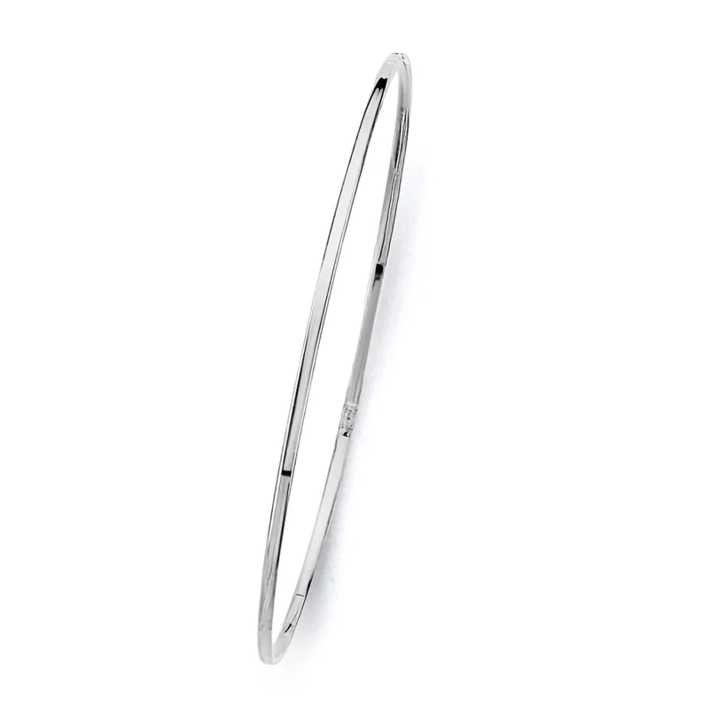 14KW 1.5mm Light Plain Bangle