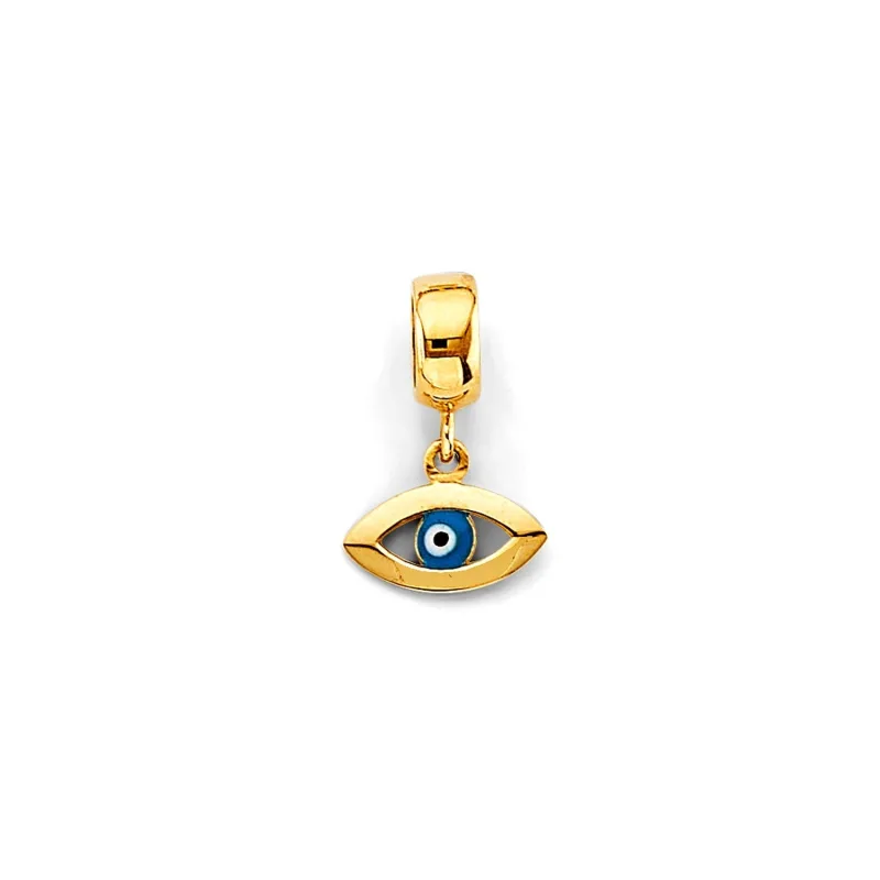 14KY Evil Eye Charm for Mix&Match Br