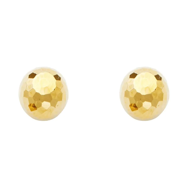 14KY 9.5MM D-BALL EAR W/PB