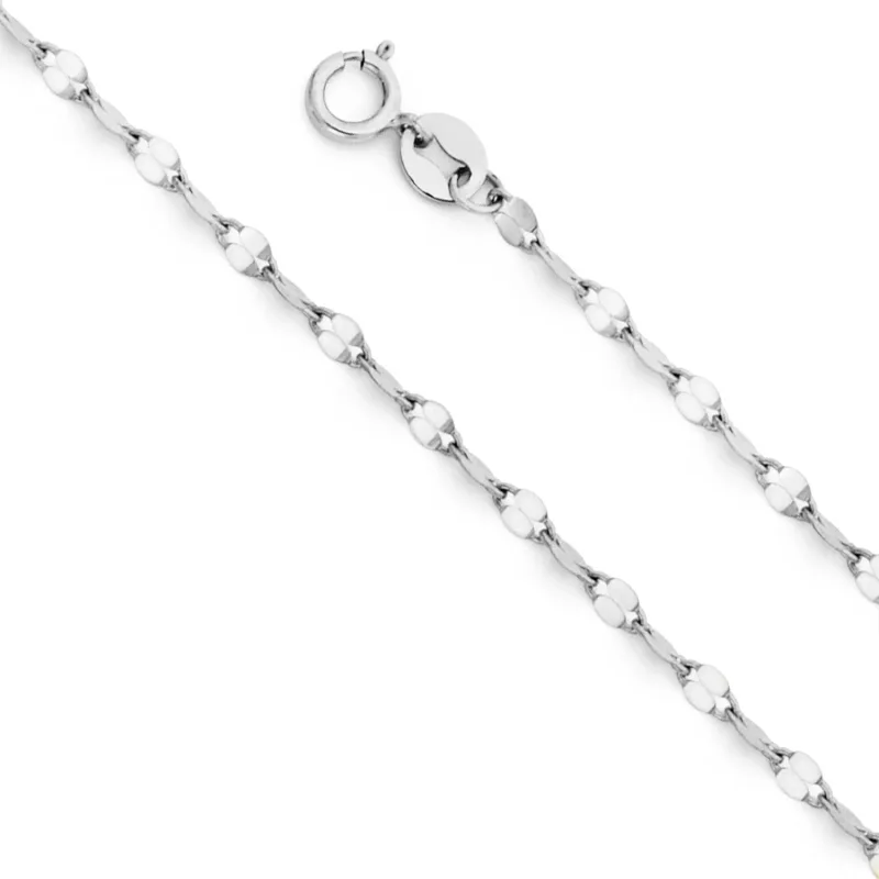 14KW 2.0MM TWIST MIRROR CHAIN