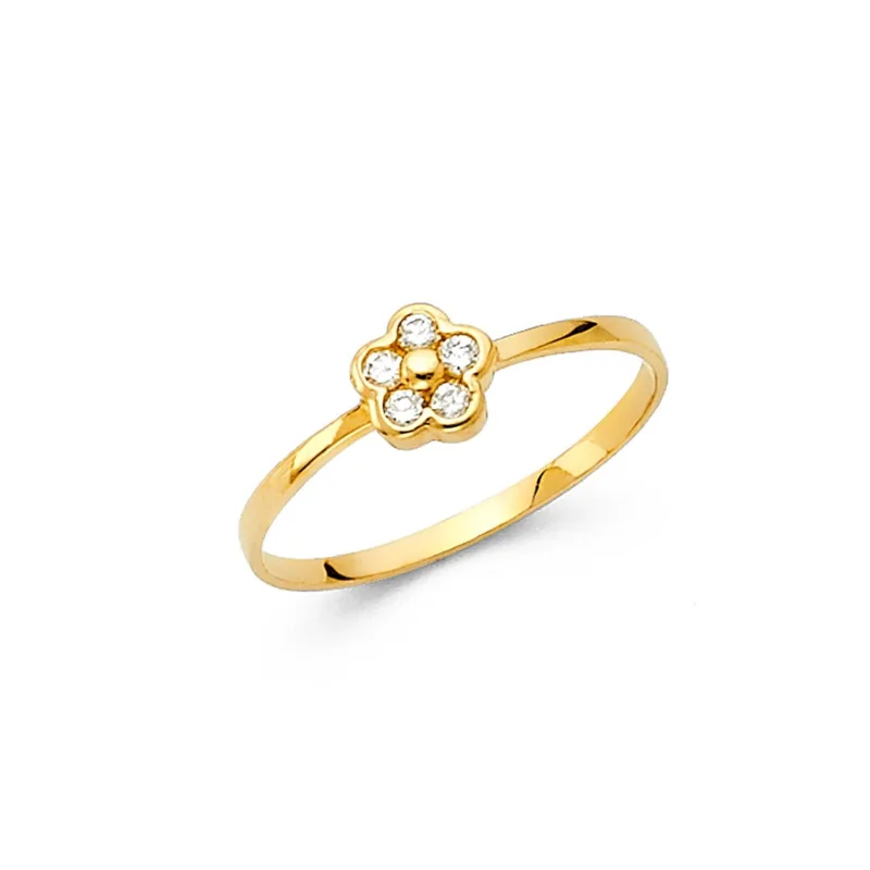 14KY BABY CZ RINGS (RG547)
