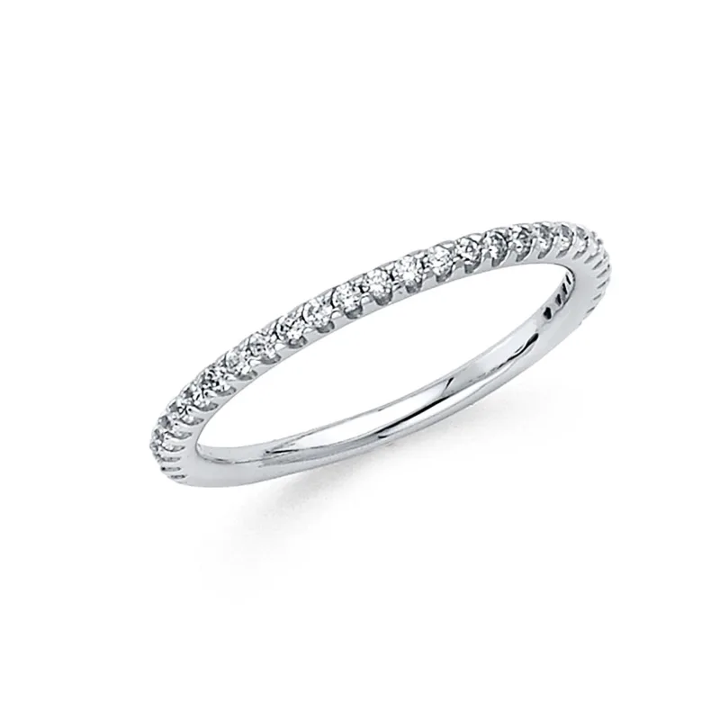 14KW CZ WEDDING BAND (RG287)