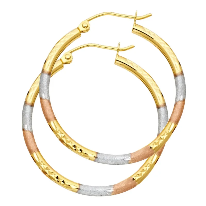 14K 3C 2MM RD TUBE DC RD HOOP (30MM)