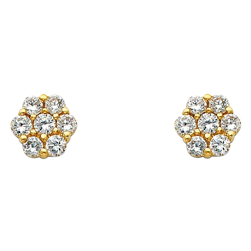 14KY CZ EARRINGS (ER322)