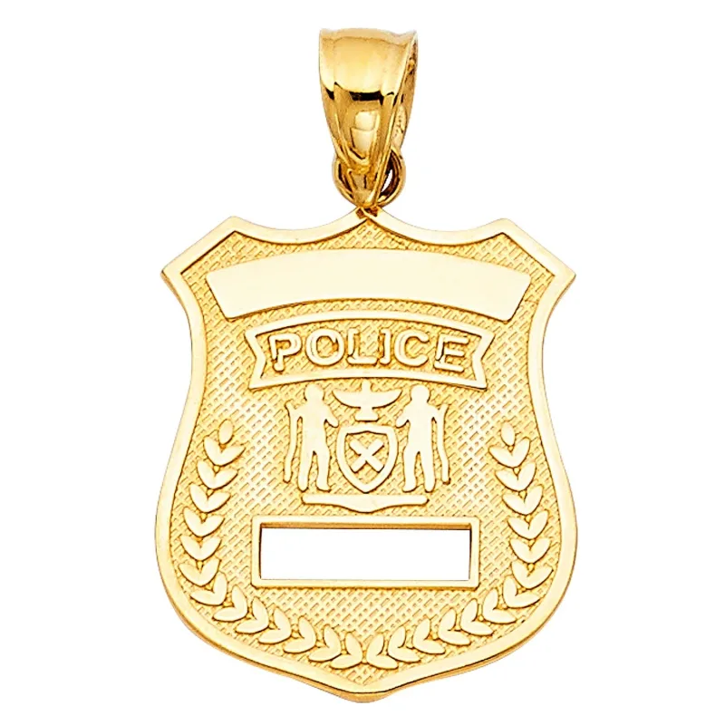 14KY POLICE PENDANT
