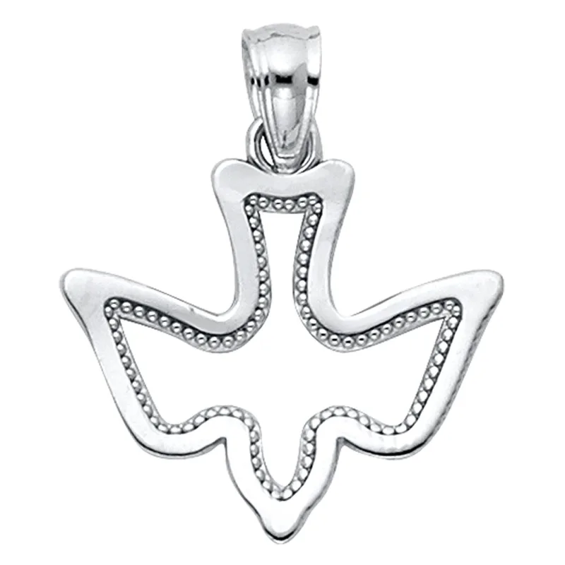 14KW ESPIRITU SANTO DOVE PENDANT