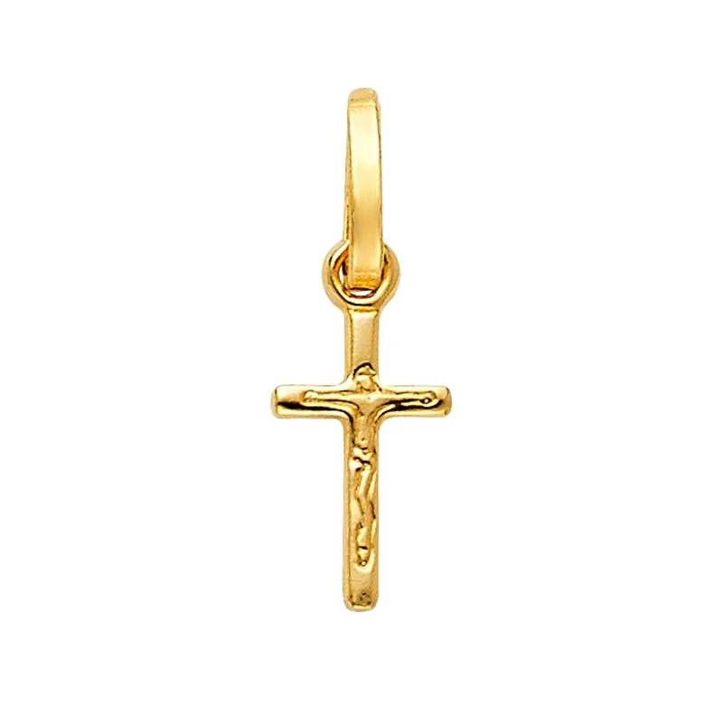 14KY CRUCIFIX DESIGN TINY CROSS