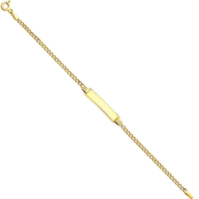 14KY 060 HOLLOW CUBAN BABY ID BRACE