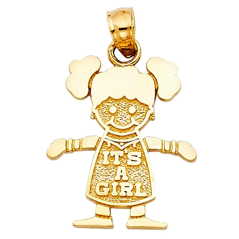 14KY GIRL PENDANT
