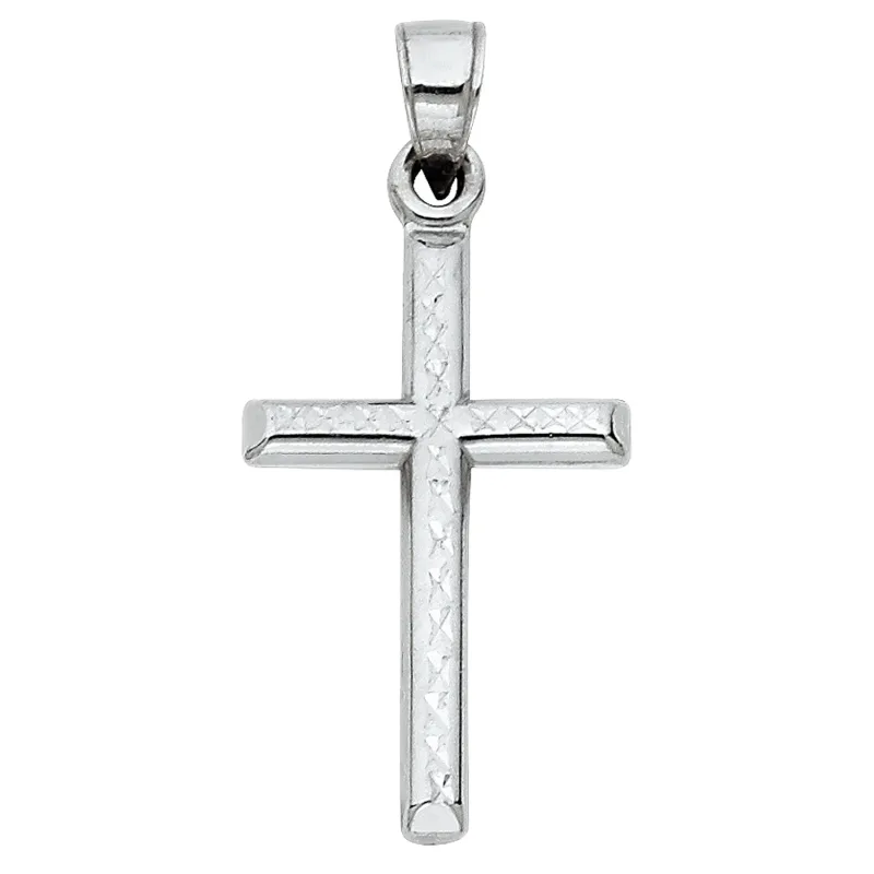 14KW CROSS PENDANT