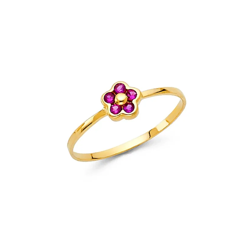 14KY BABY CZ RINGS (RG546)