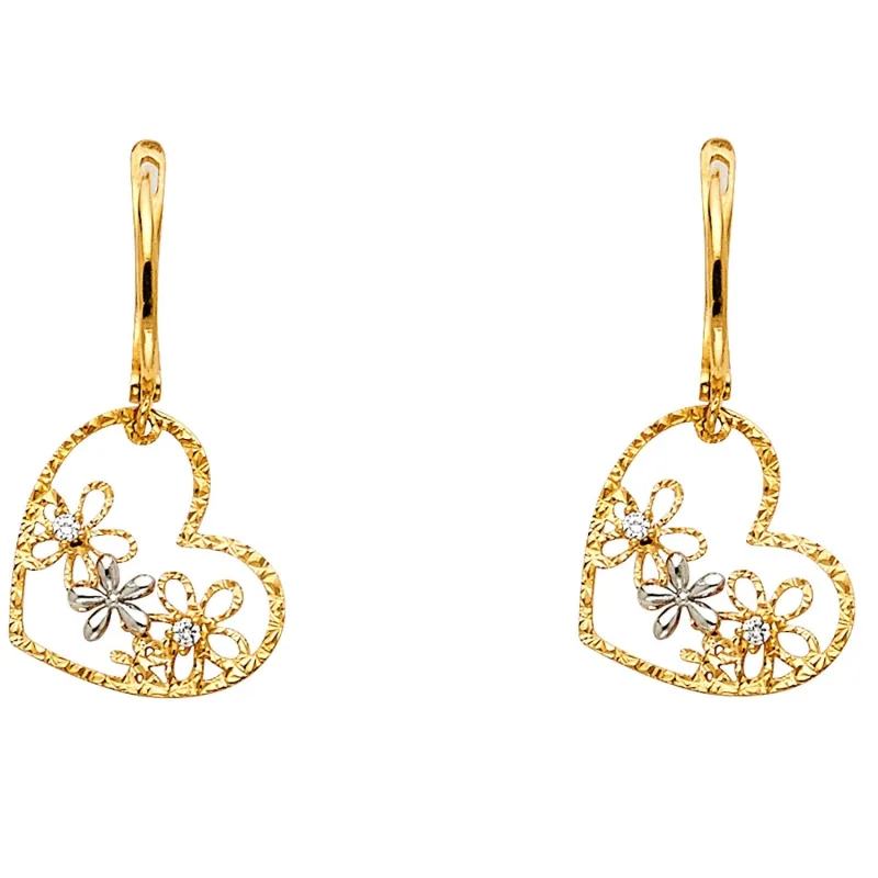 14K 2T EARRINGS