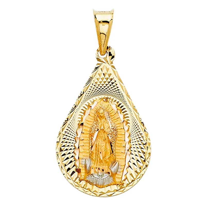 14K 2T RELIGIOUS STAMP PENDANT (PT347)