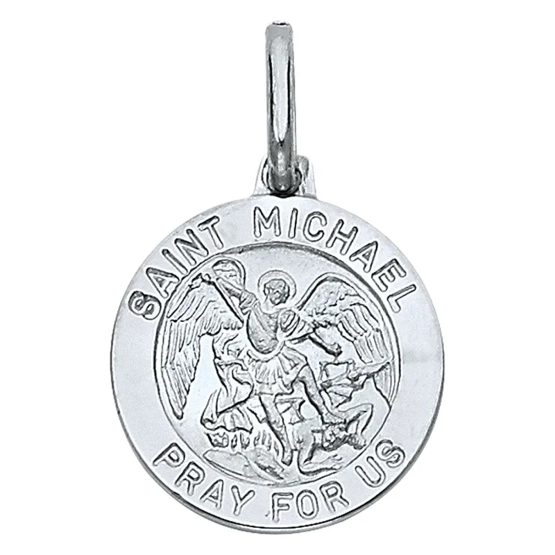 14KW ST. MICHAEL PENDANT (PT282W)