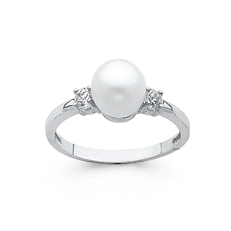 14KW PEARL RINGS (RG693)