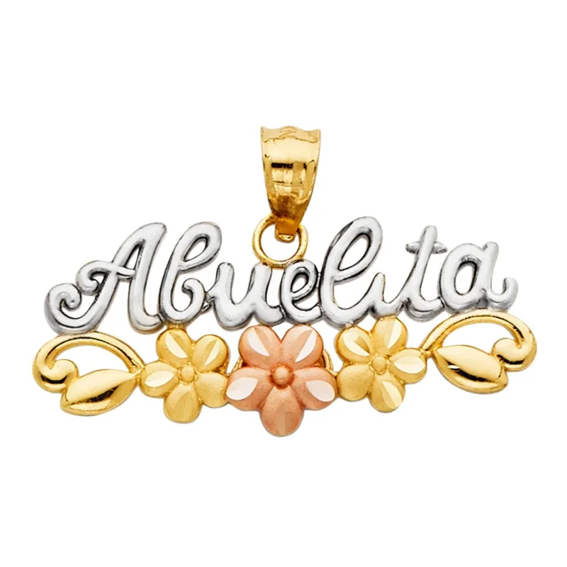 14K 3C ABUELITA PENDANT
