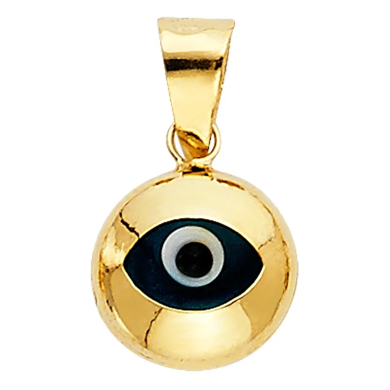14KY EVIL EYE PENDANT (PT455)