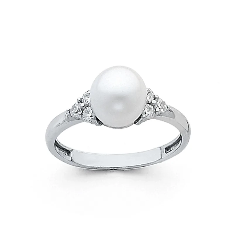 14KW PEARL RINGS (RG694)