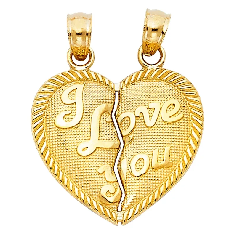 14KY HEART PENDANT (PT407)