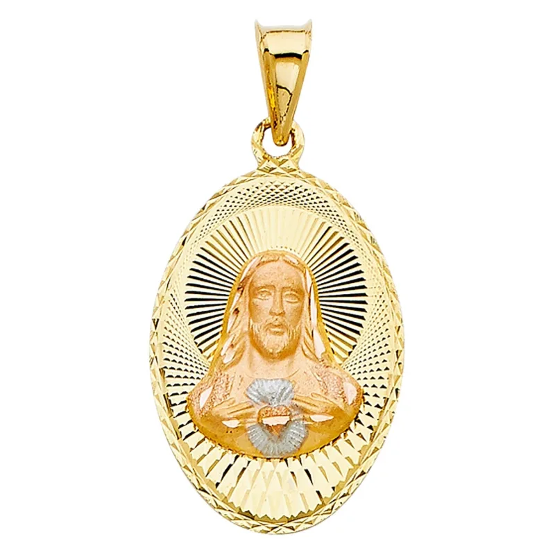 14K 2T RELIGIOUS STAMP PENDANT (PT331)