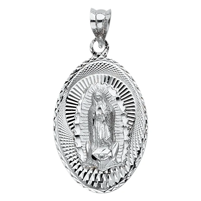 14KW OUR LADY OF GUADALUPE PENDANT