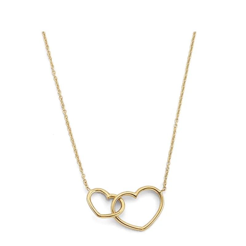 14KY Together Heart Necklace