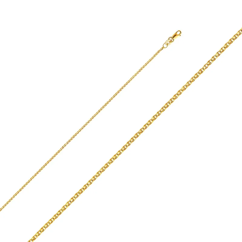 14KY 025(1.5MM) FLAT WHEAT CHN