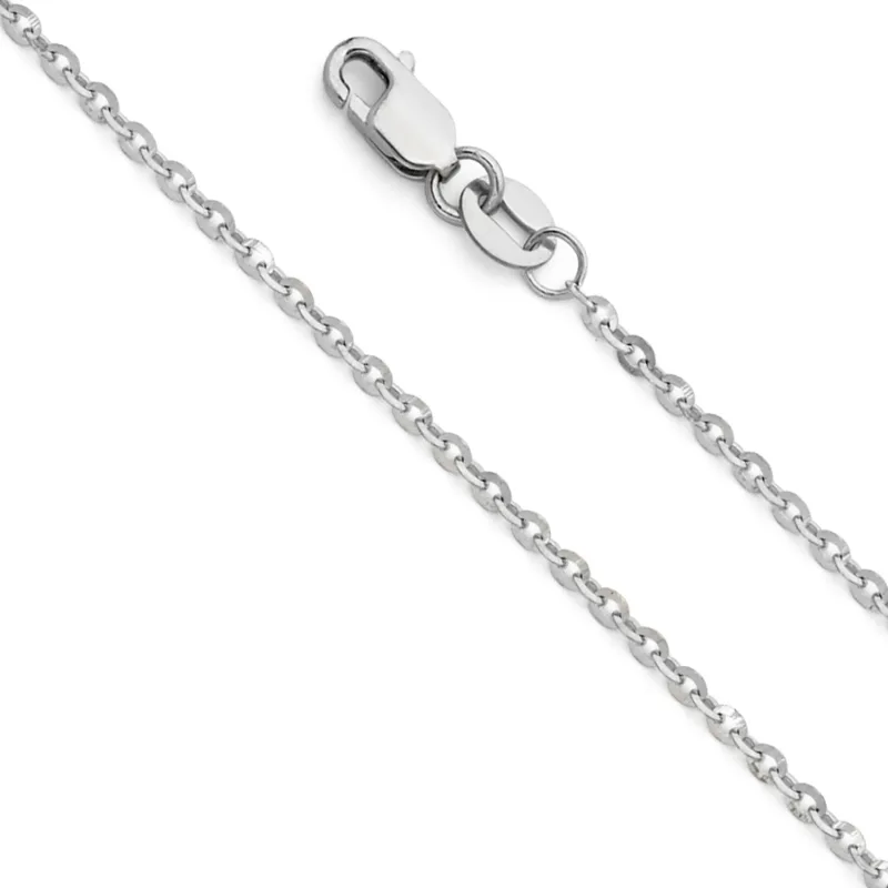 14KW 1.6MM SIDE CUT OVAL ROLO