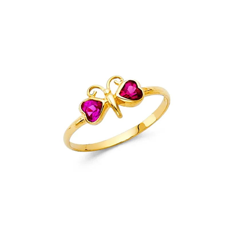14KY BABY CZ RINGS (RG542)