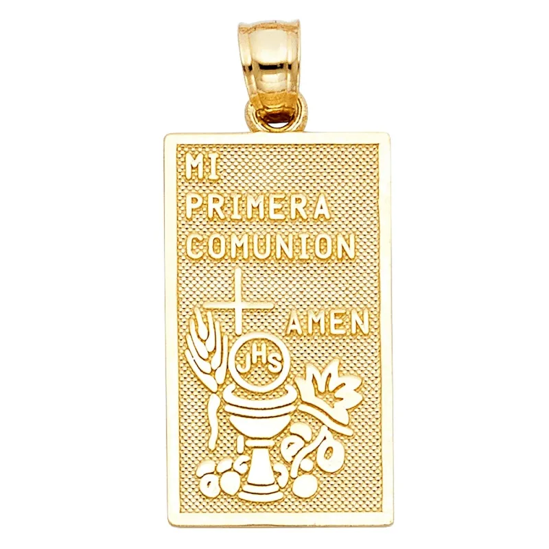 14KY COMMUNION PENDANT