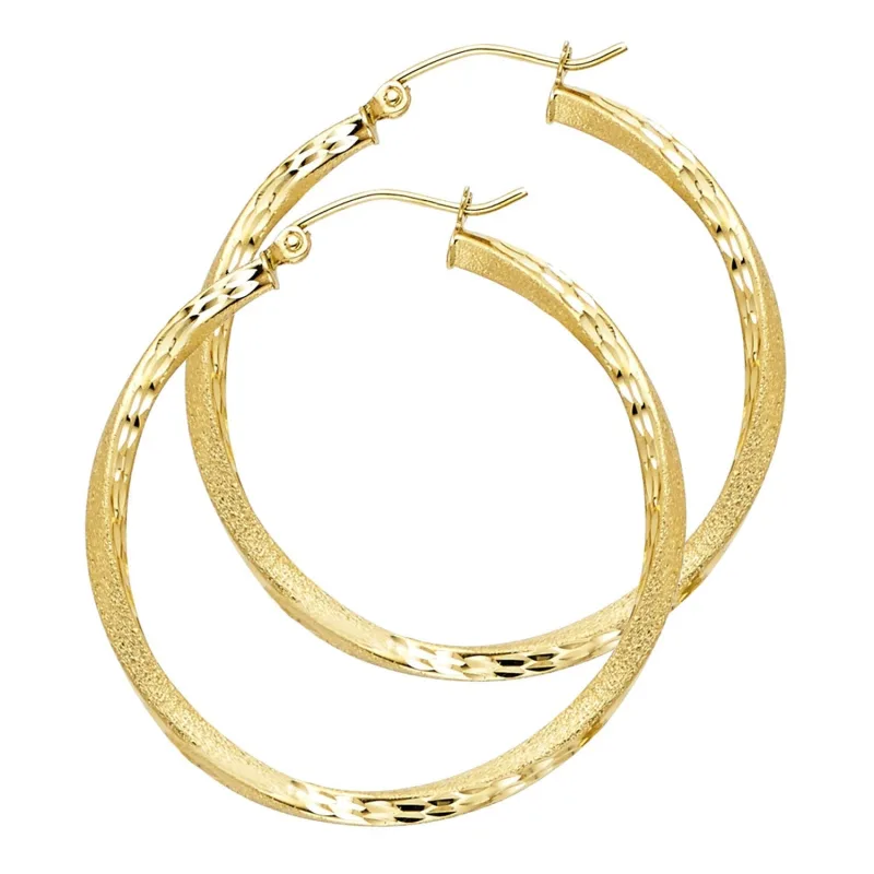 14KY SF DC 2.6MM SWIRL HOOP (35MM)