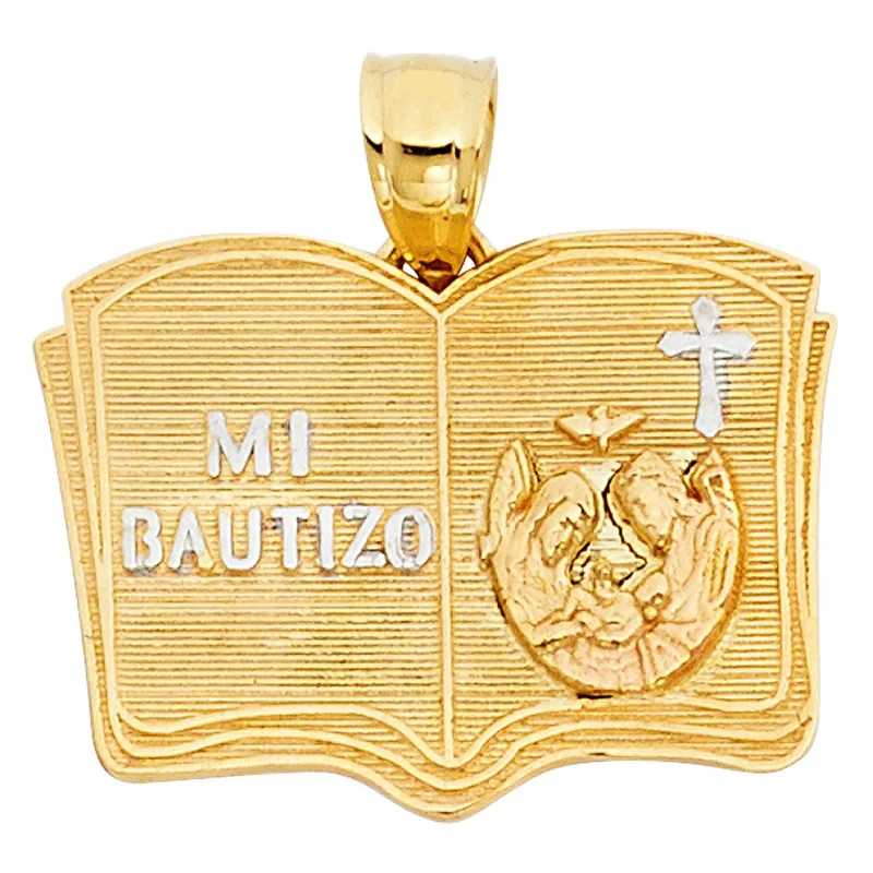 14K 3C BAPTISM PENDANT