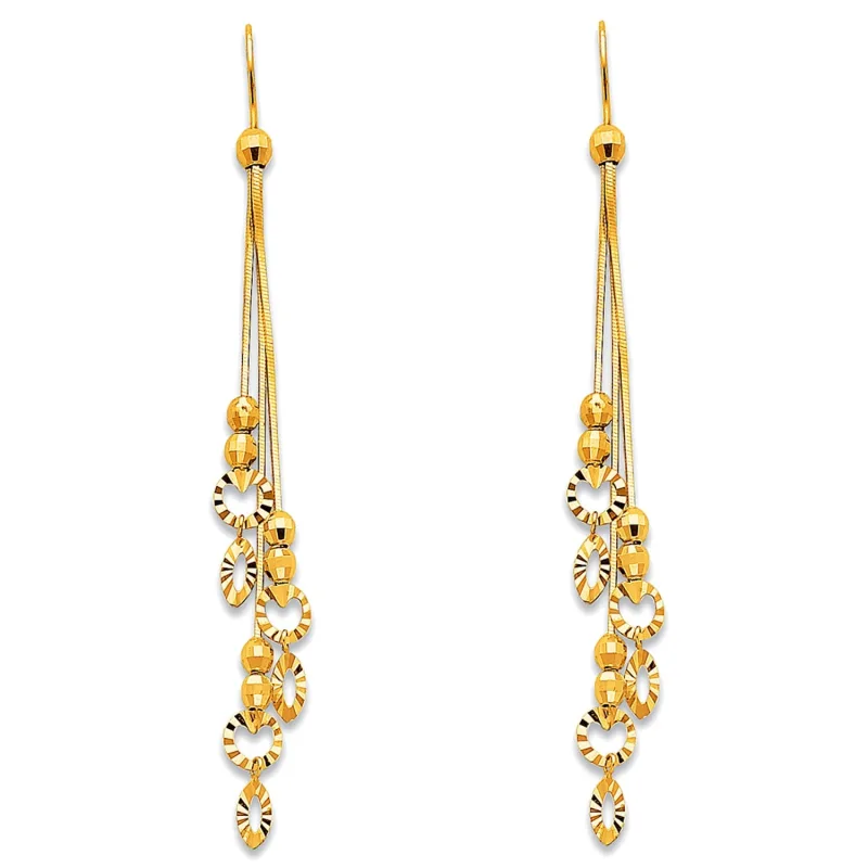 14KY HANGING EARRINGS (ER374)