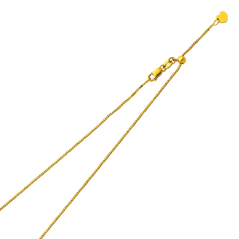 14KY 0.8MM ADJUST. BOX CHAIN