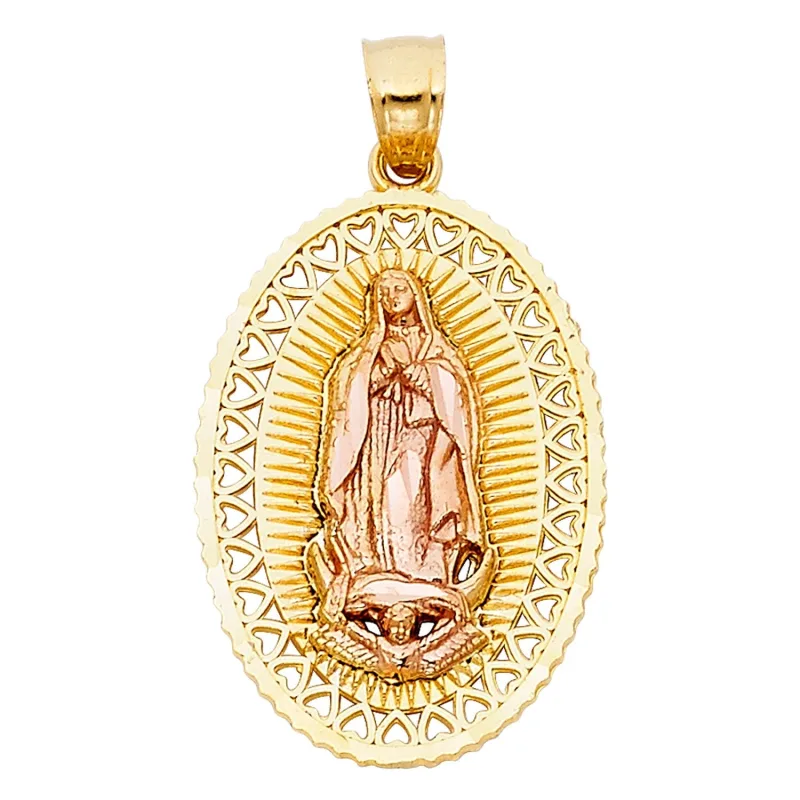 14K 2C OUR LADY OF GUADALUPE PENDANT