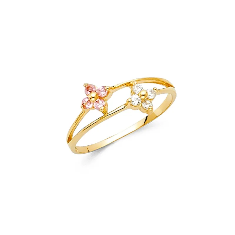 14KY BABY CZ RINGS (RG537)