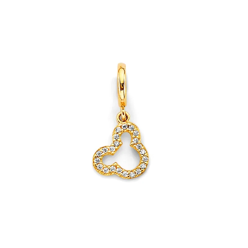 14K 2T Mouse Charm for Mix&Match Br