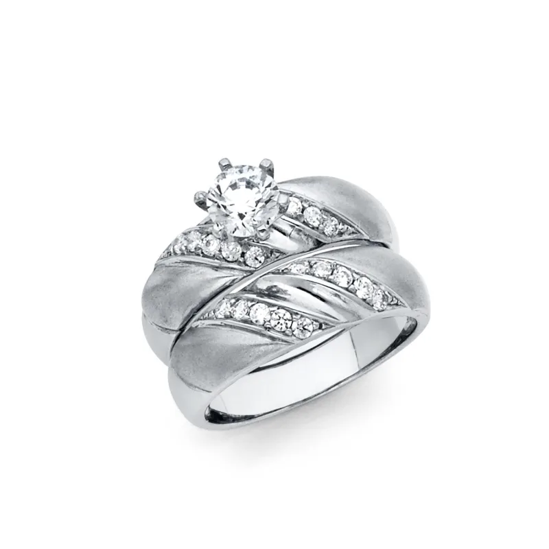 925 SS CZ WEDDING BAND