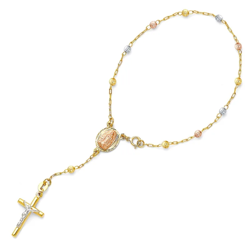 14K 3C 3MM MOON BALL ROSARIO BR