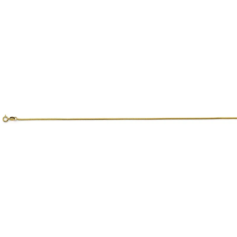14KY 1.2mm Flat Franco Chain