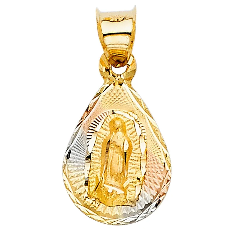 14K 3C RELIGIOUS STAMP PENDANT (PT345)