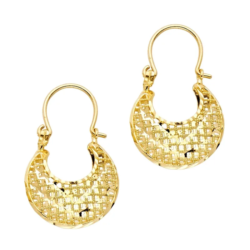 14KY DC BASKET EARRING